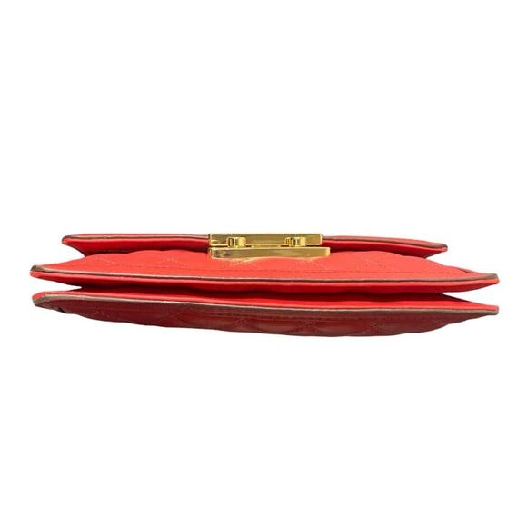 MICHAEL‎ Michael Kors SLOAN MESSENGER Red and Gold Crossbody Bag - Picture 6 of 7